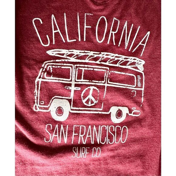 Woman’s SF California V Neck T-shirt,Sz, M - Picture 3 of 5